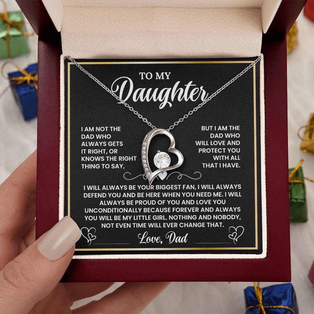To My Daughter Necklace (I Will Always Be Your Biggest Fan)