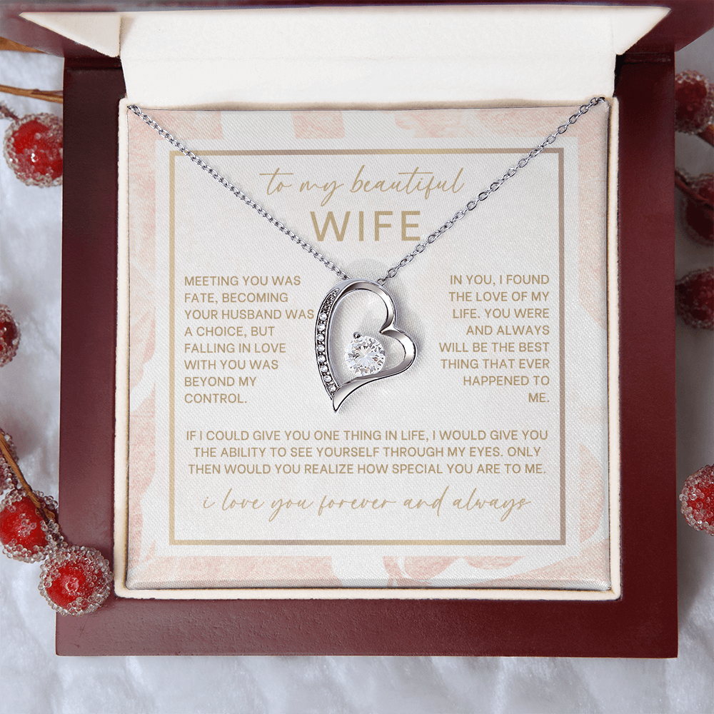 To My Wife - Forever Love Necklace