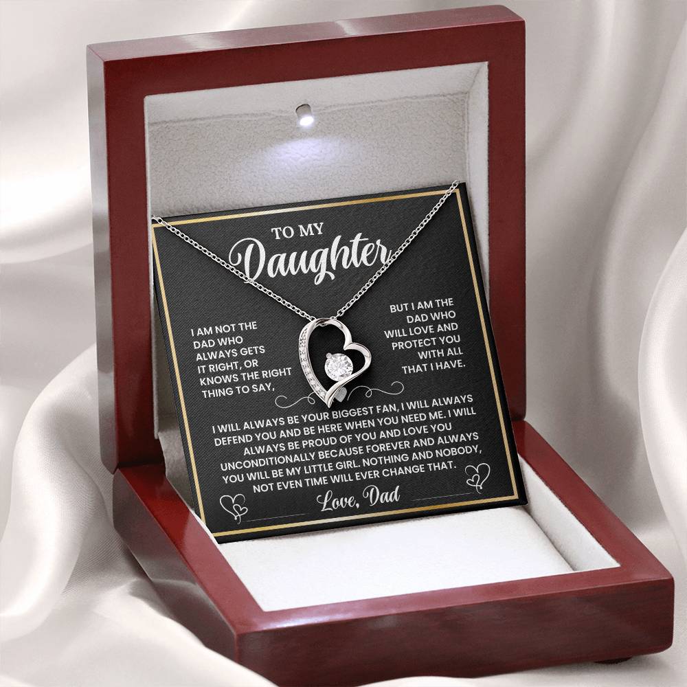 To My Daughter Necklace (I Will Always Be Your Biggest Fan)