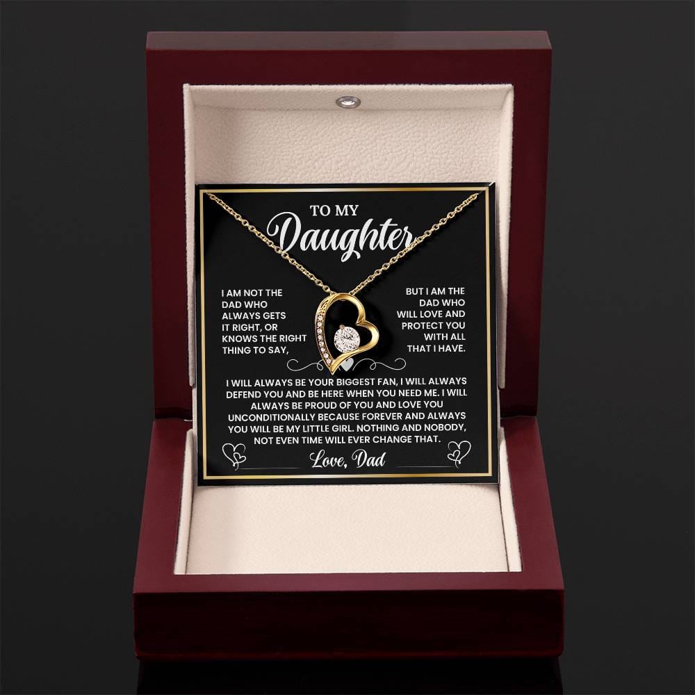 To My Daughter Necklace (I Will Always Be Your Biggest Fan)