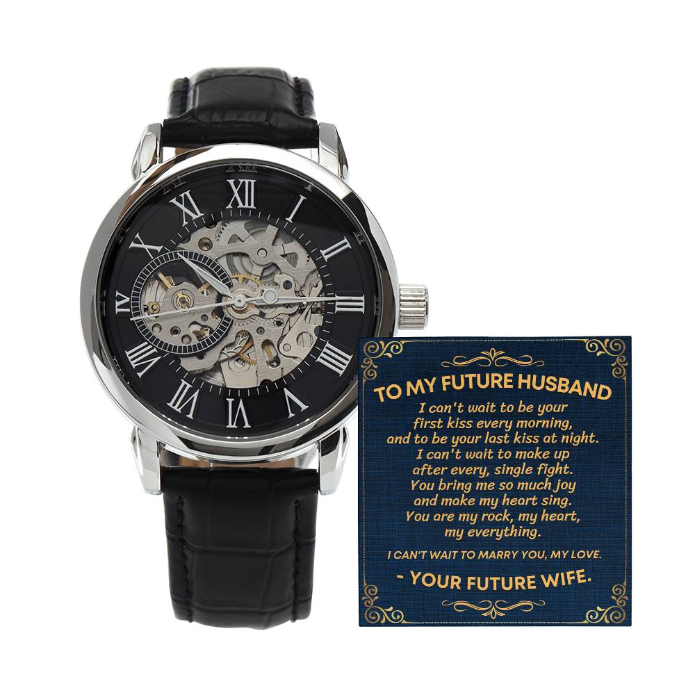 To My Future Husband Skeleton Watch