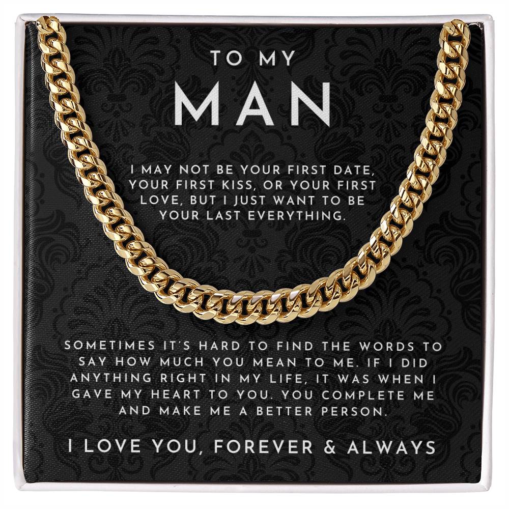 To My Man I Love You Forever & Always