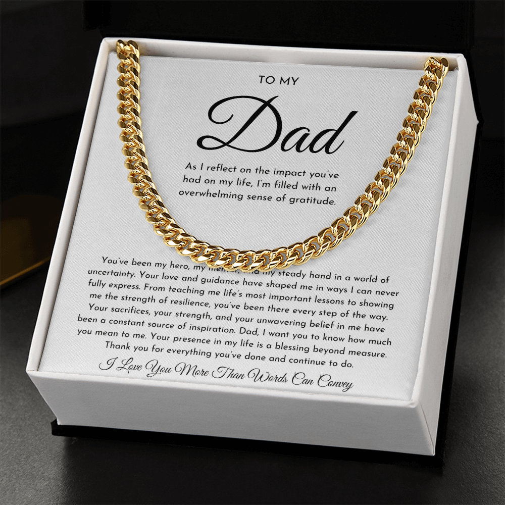 To My Dad Necklace (As I Reflect)