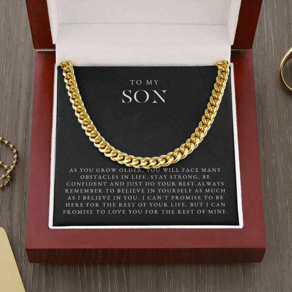 To My Son Necklace (As You Grow Older)
