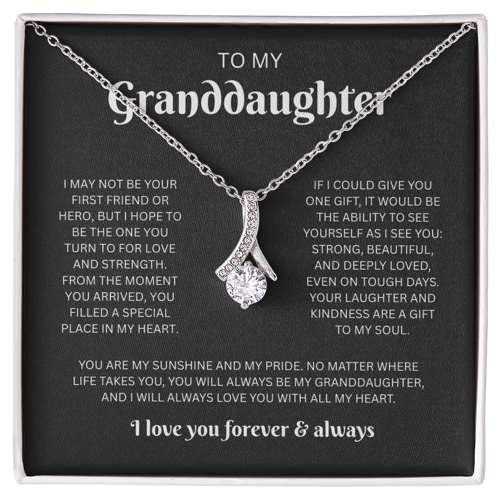 To my Granddaughter (I May Not Be Your First)