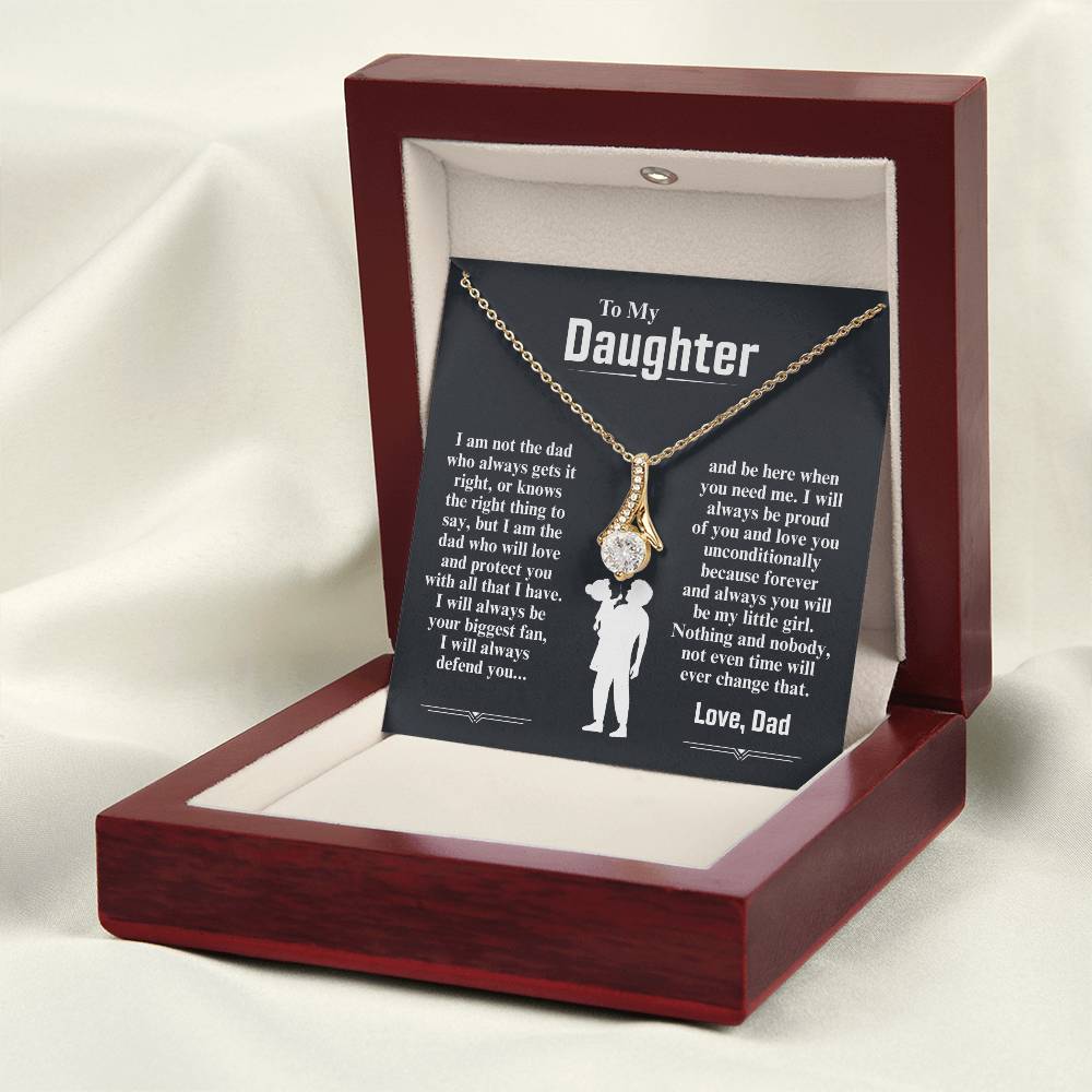 To My Daughter Necklace (I Am The Dad Who Will Love You)