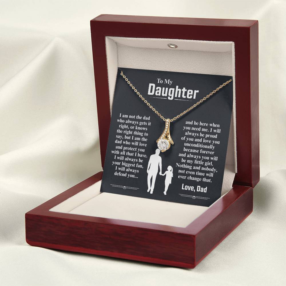 To My Daughter Necklace (I Am The Dad Who Will Love You)