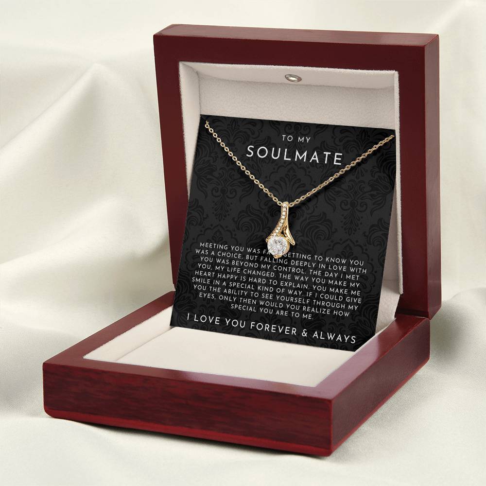 To My Soulmate Necklace (Meeting You Was Fate)