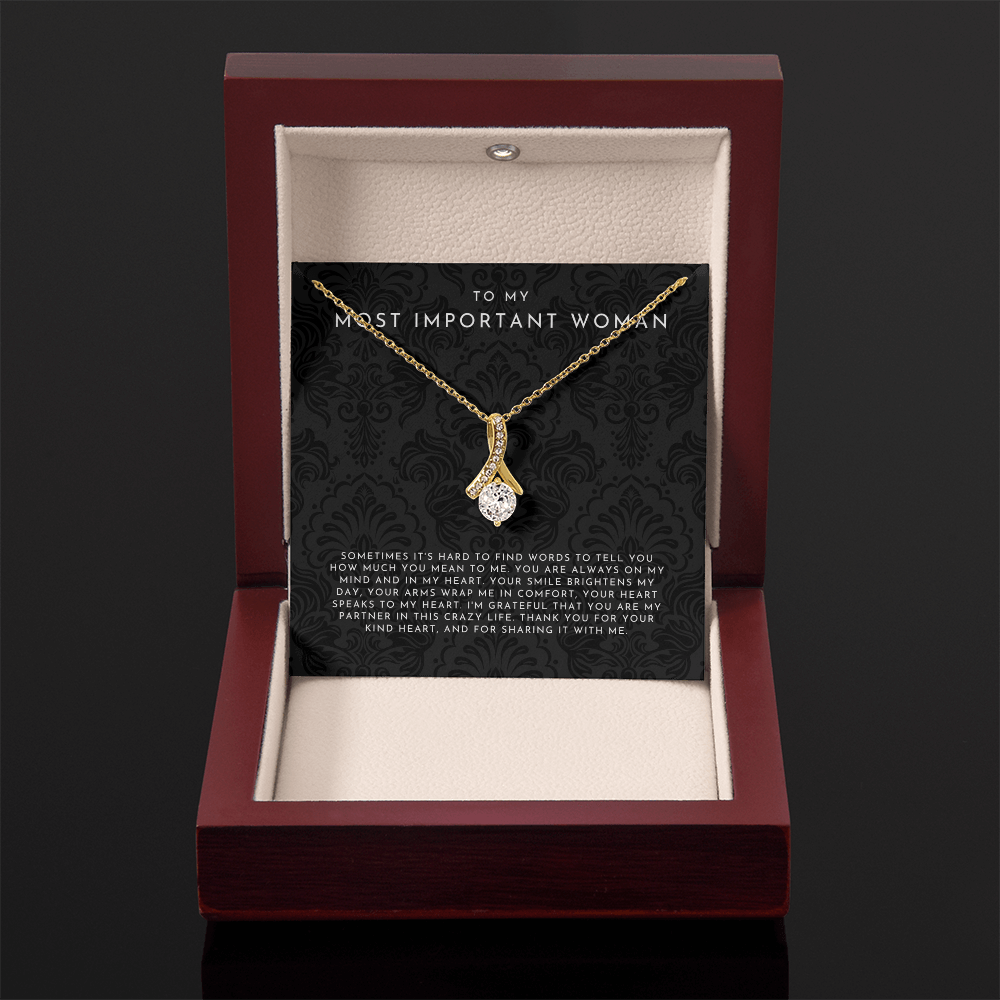 To My Most Important Woman Necklace