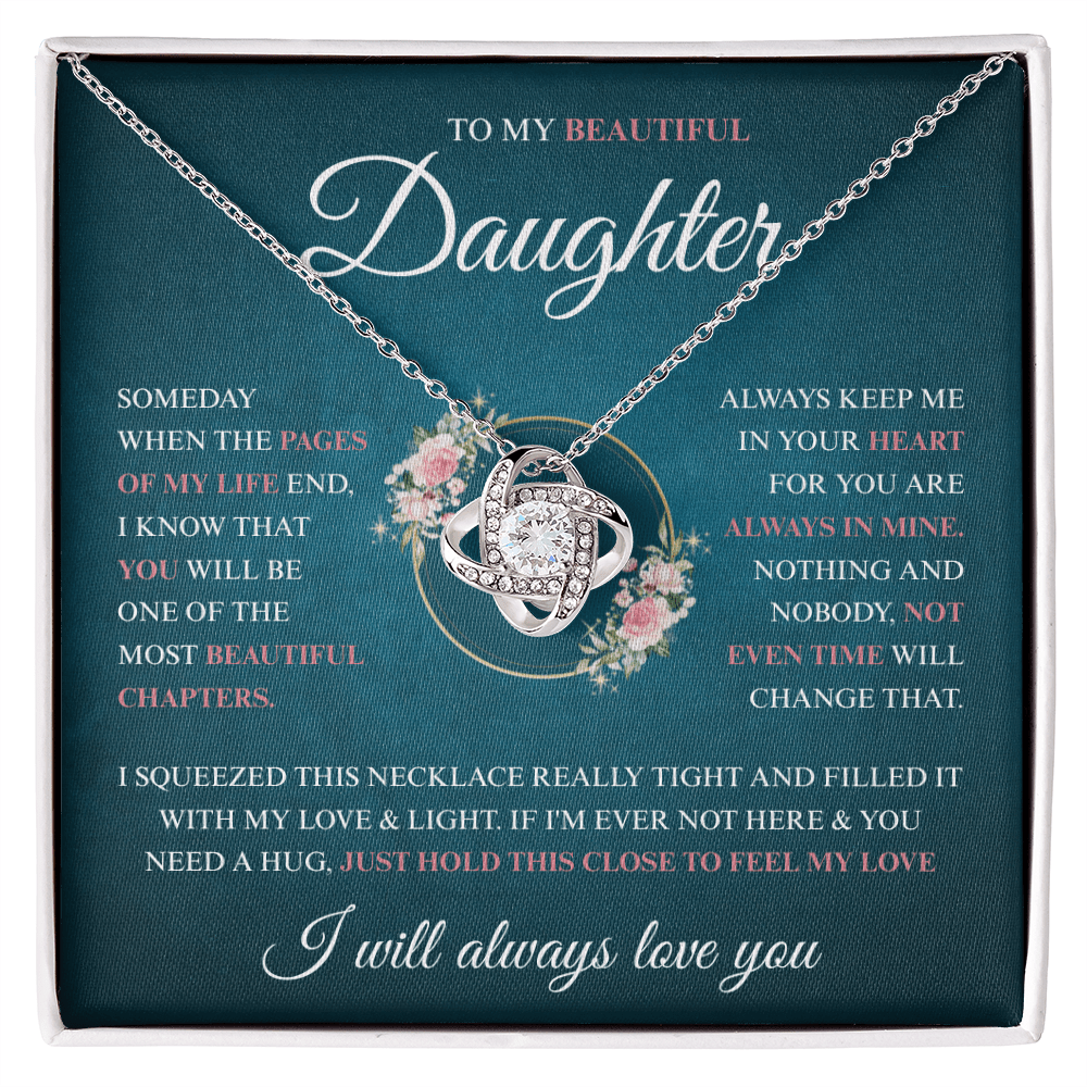 To My Daughter Necklace (Someday When The Pages End)