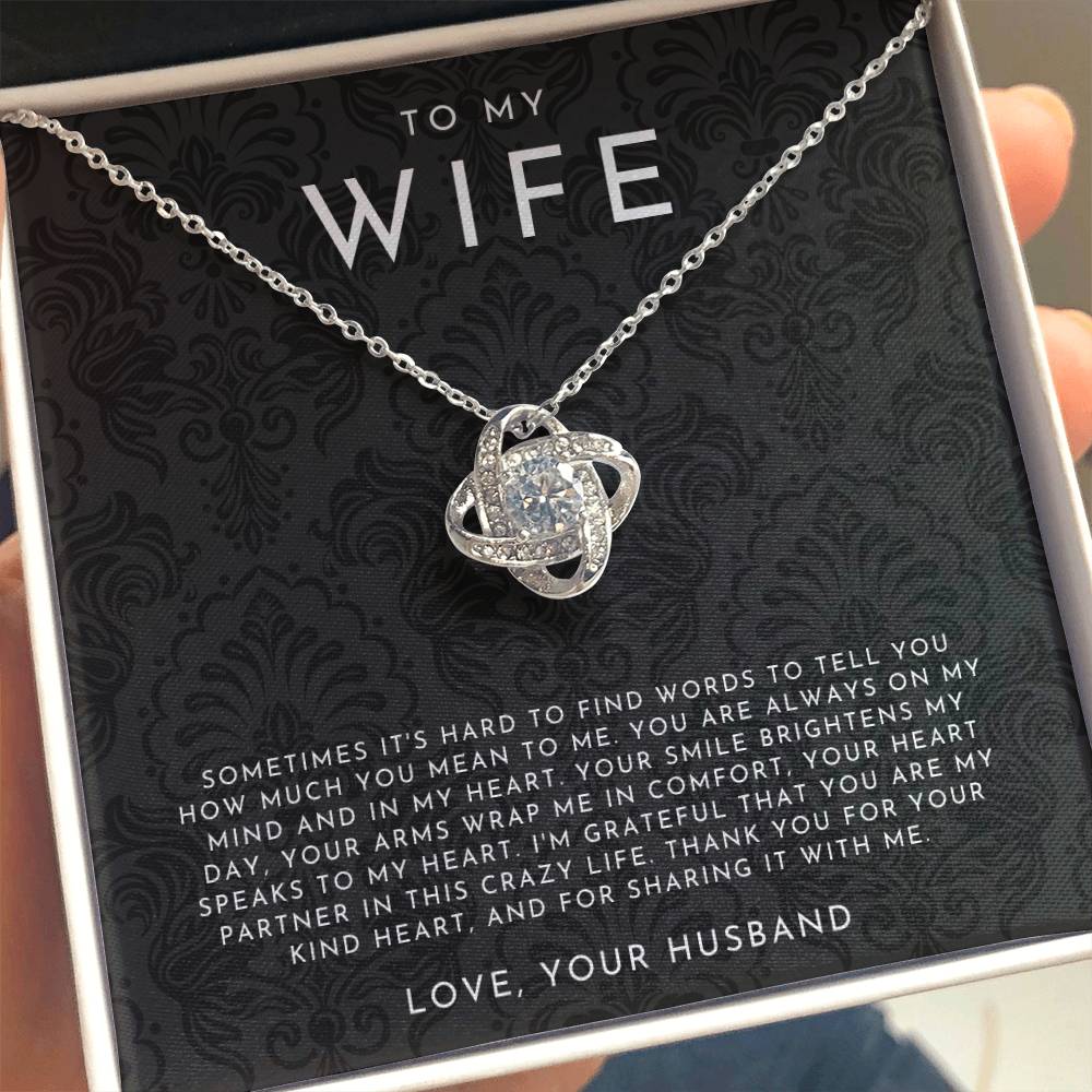 Wife Love Knot Necklace