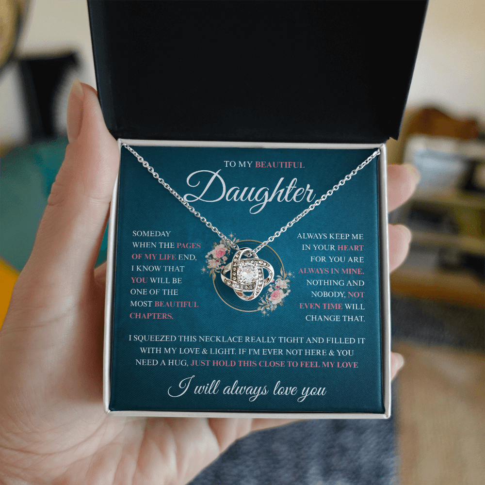 To My Daughter Necklace (Someday When The Pages End)