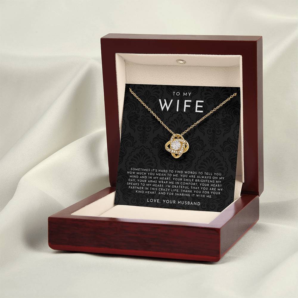 Wife Love Knot Necklace