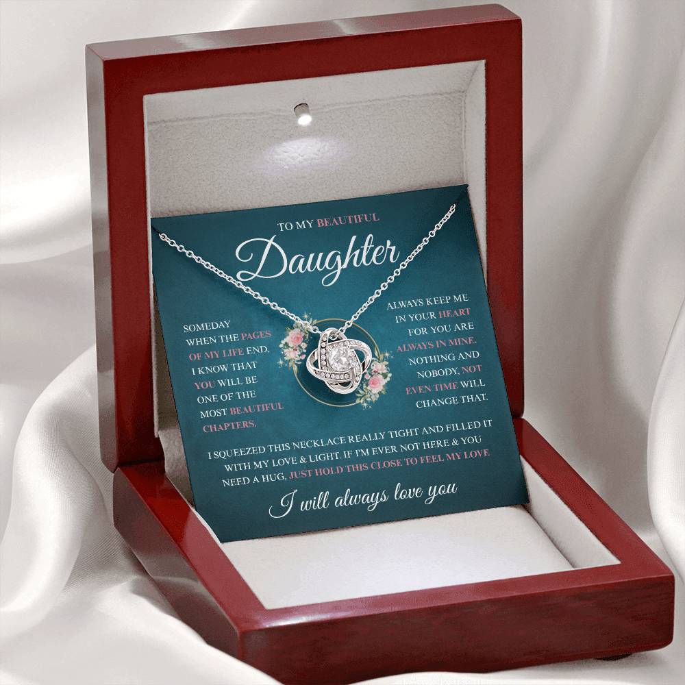 To My Daughter Necklace (Someday When The Pages End)