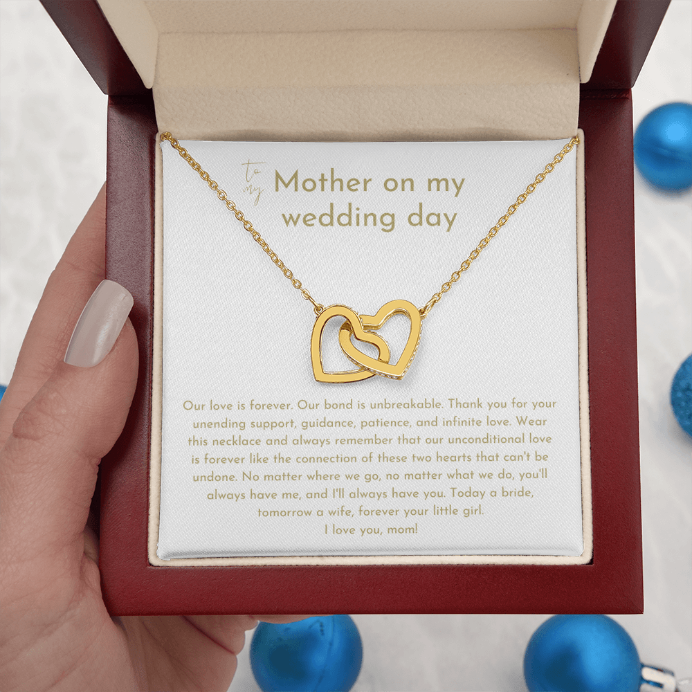 To My Mother On My Wedding Day Necklace