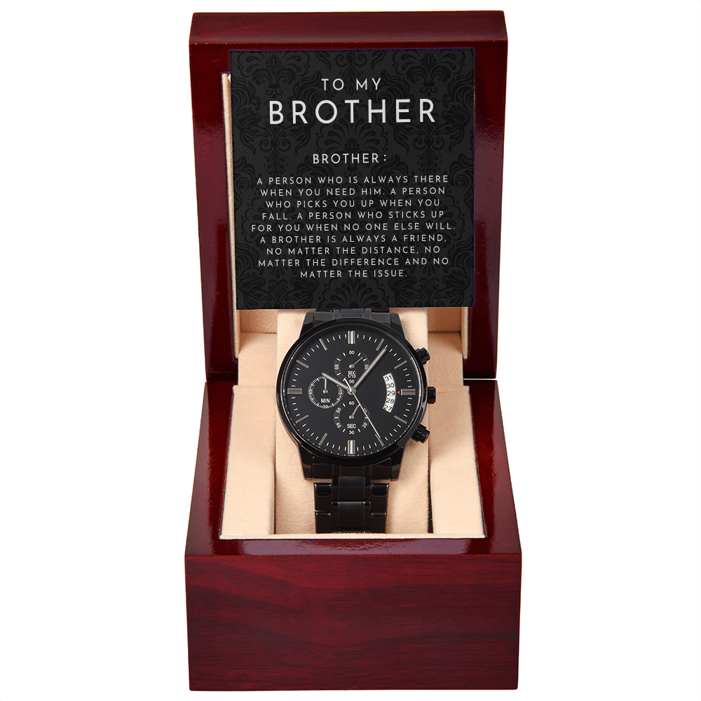 To My Brother Chronograph Watch