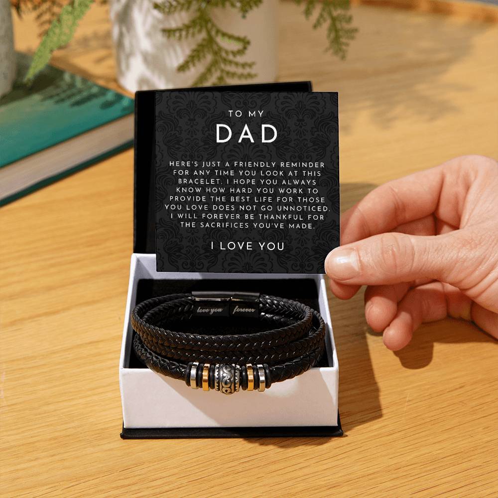 To My Dad Bracelet