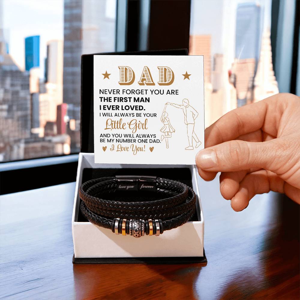 To My Dad From Daughter Bracelet