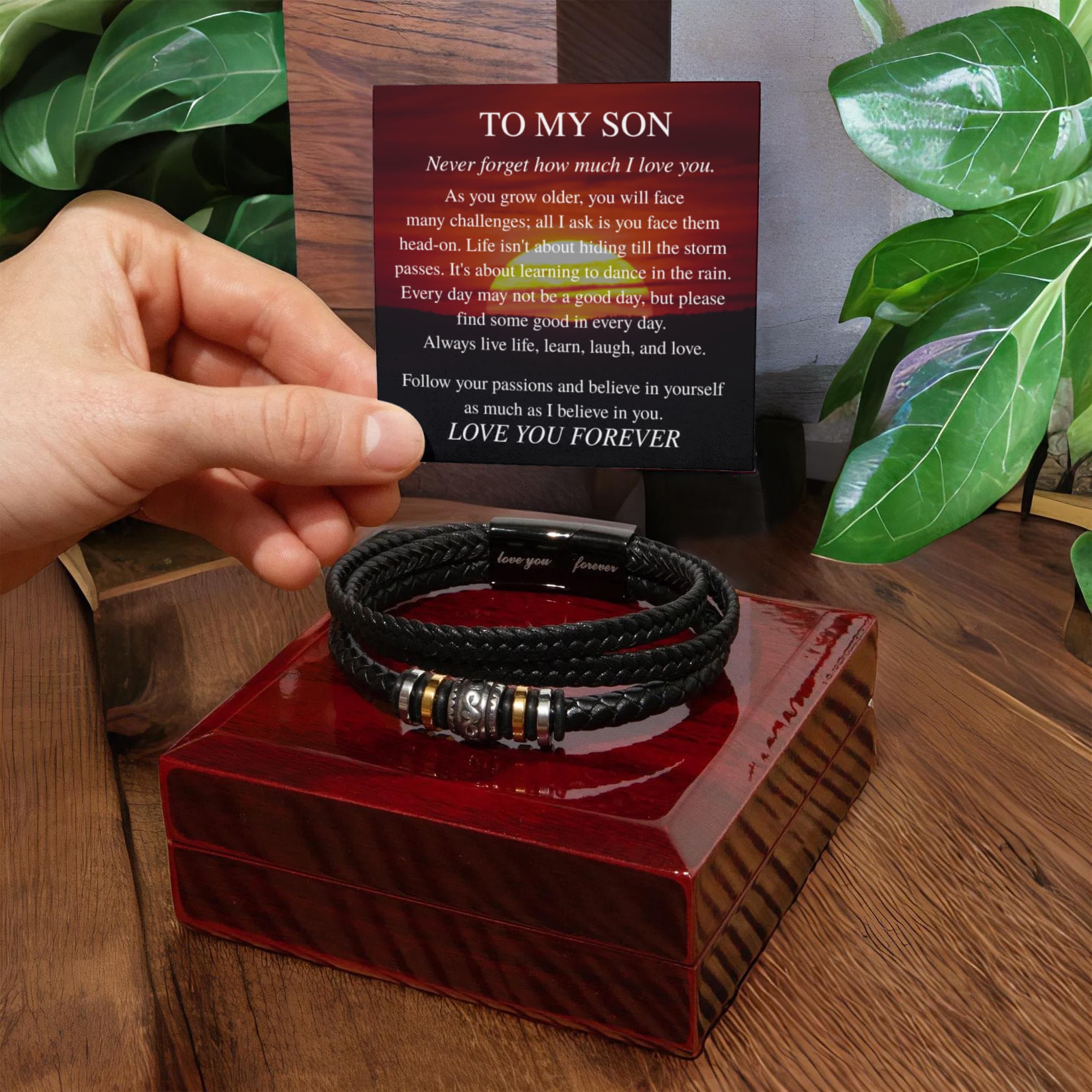 To My Son (Never Forget) Bracelet