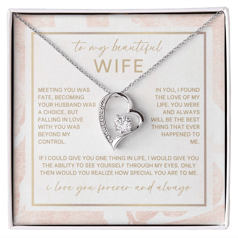 To My Wife - Forever Love Necklace