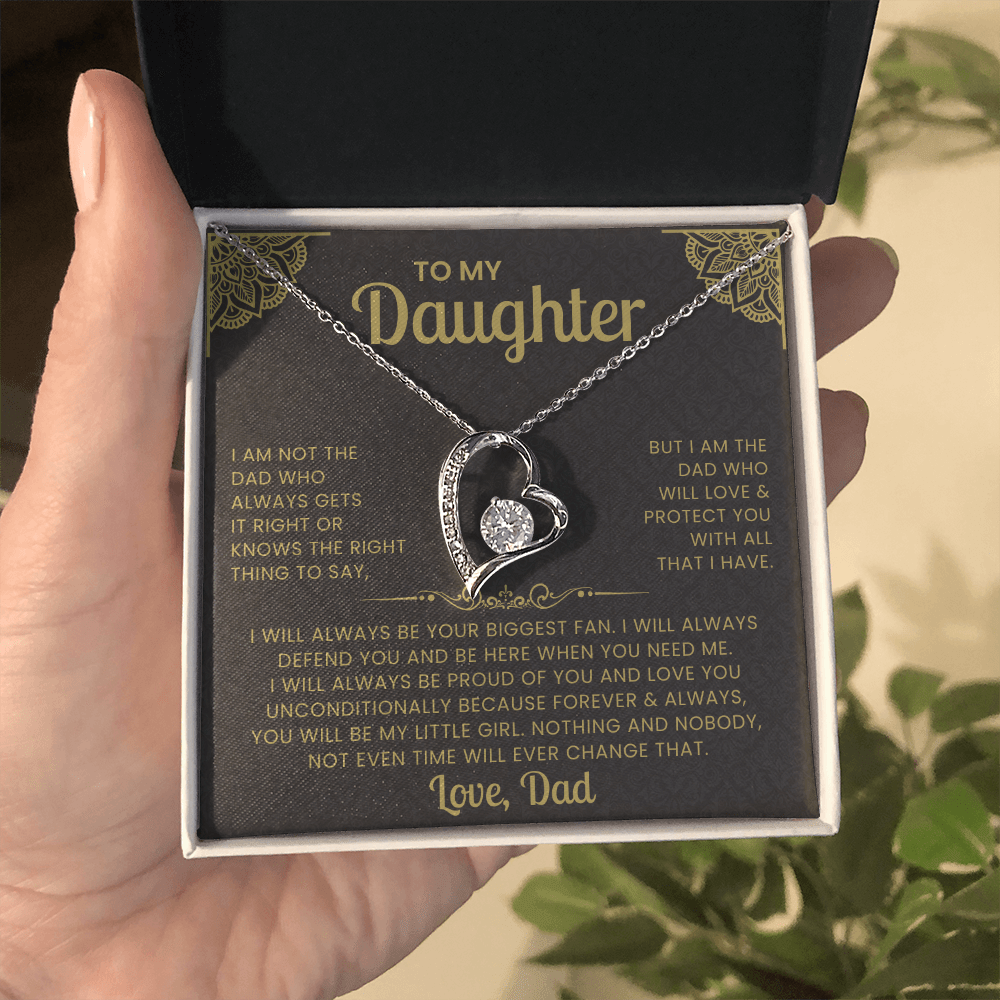 To My Daughter Necklace (But I Am The Dad That Will Love)