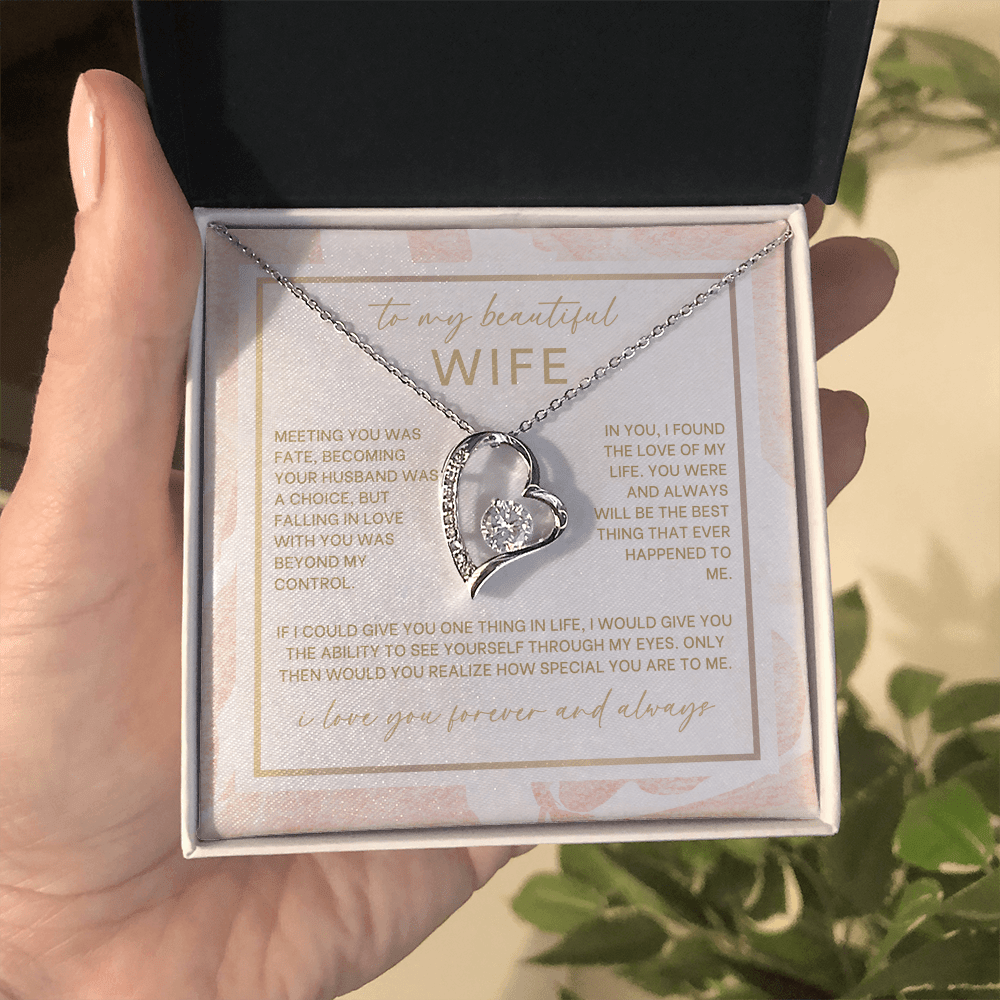 To My Wife - Forever Love Necklace