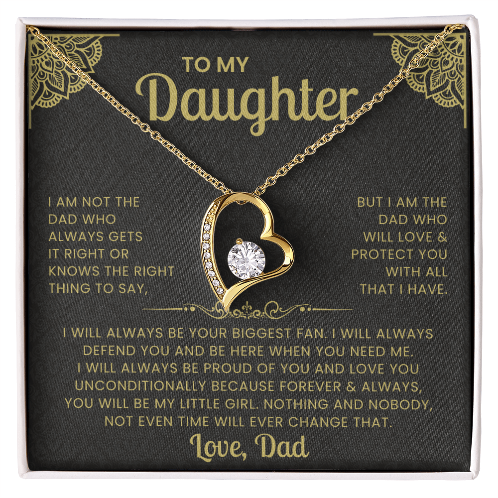 To My Daughter Necklace (But I Am The Dad That Will Love)