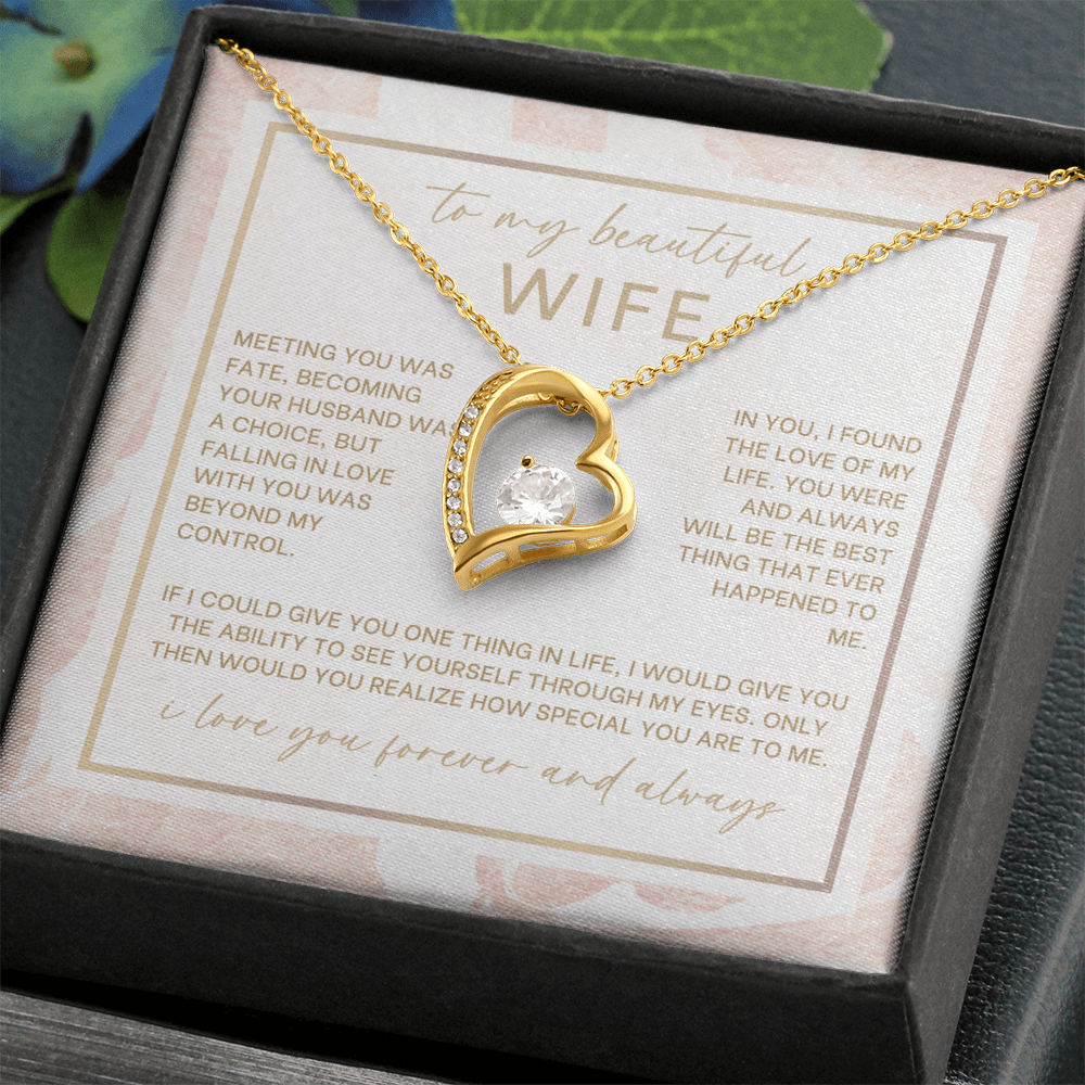 To My Wife - Forever Love Necklace