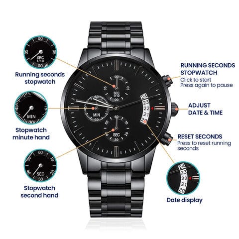 Dad Wedding Gift From Bride (Of All The Walks) Chronograph Watch