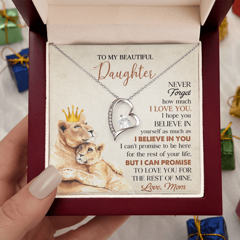 To My Beautiful Daughter From Mom Necklace