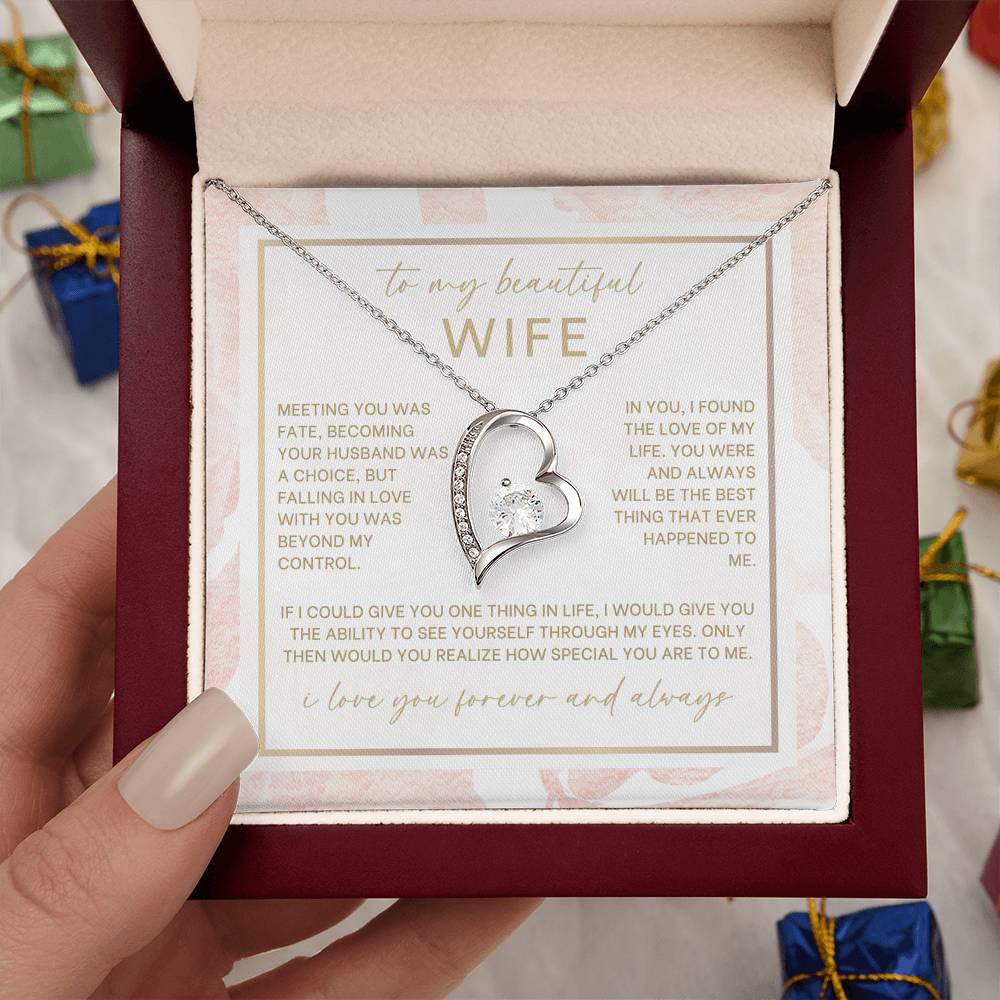 To My Wife - Forever Love Necklace