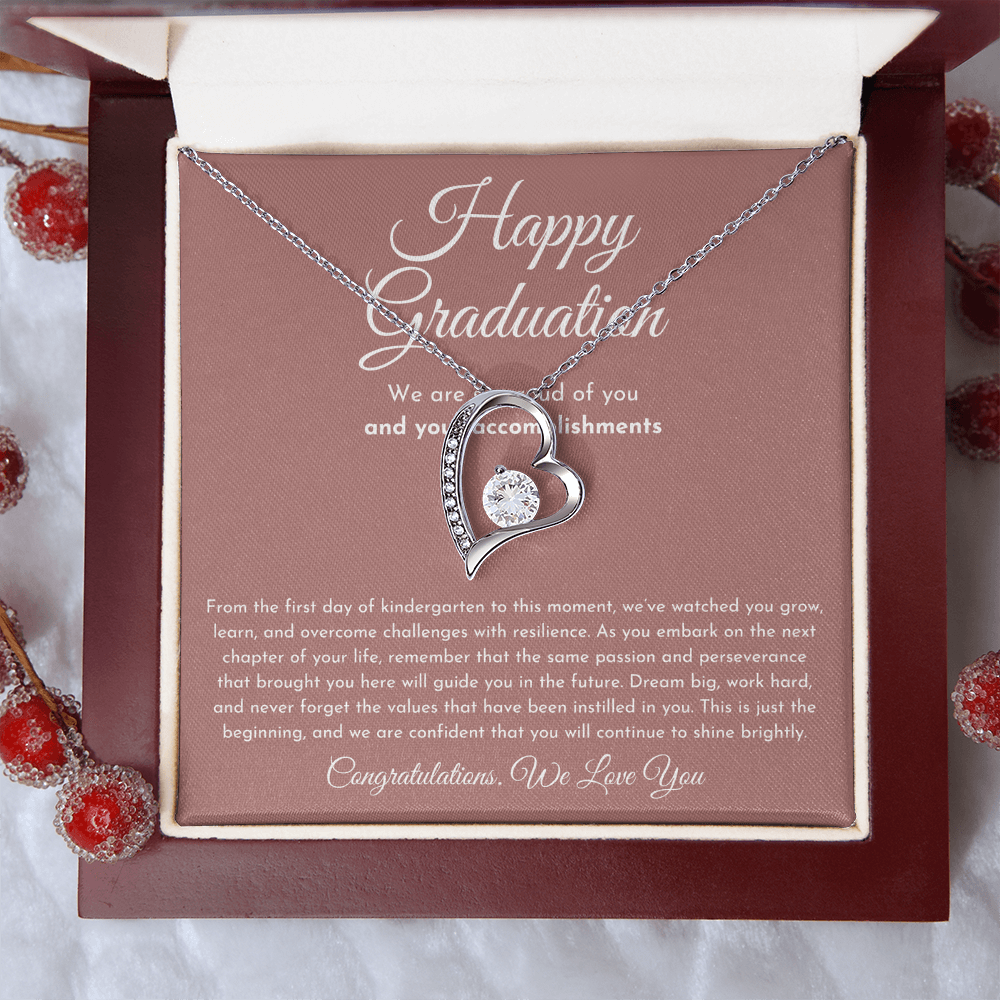 Happy Graduation Gift - Forever Love Necklace