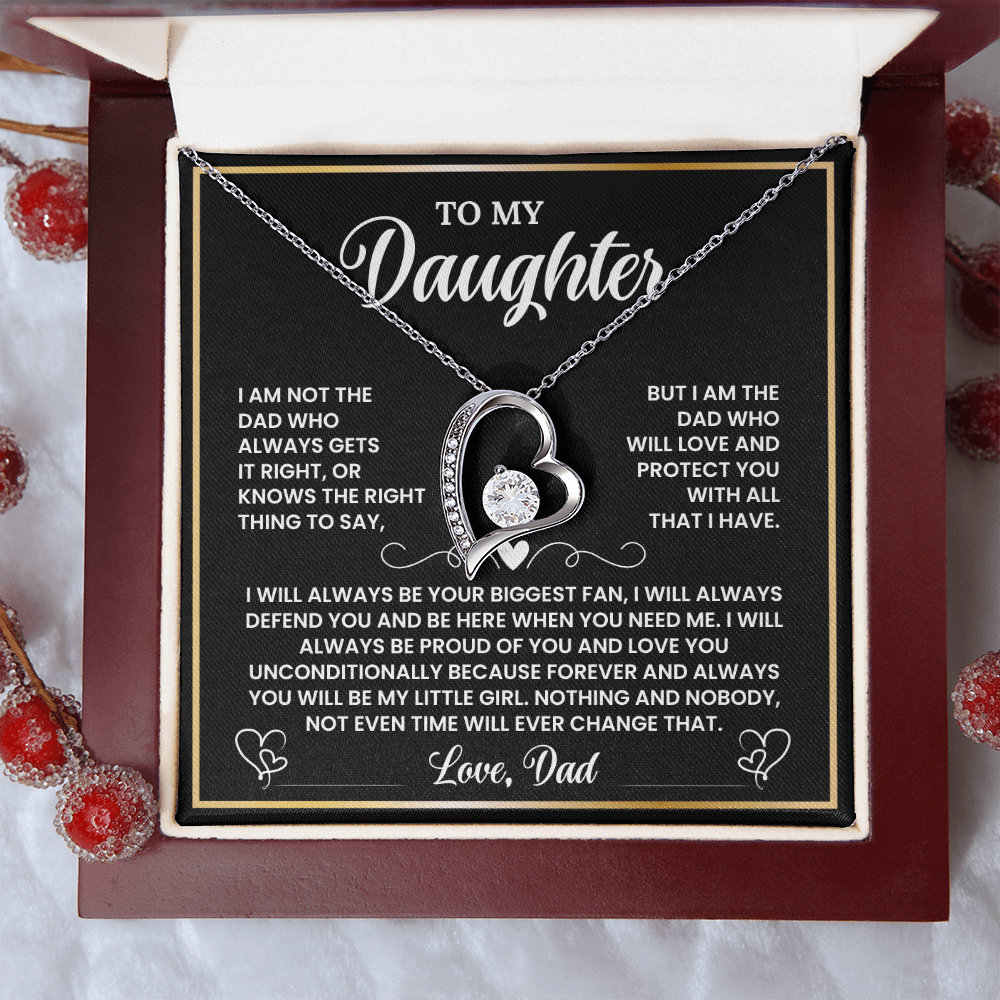 To My Daughter Necklace (I Will Always Be Your Biggest Fan)