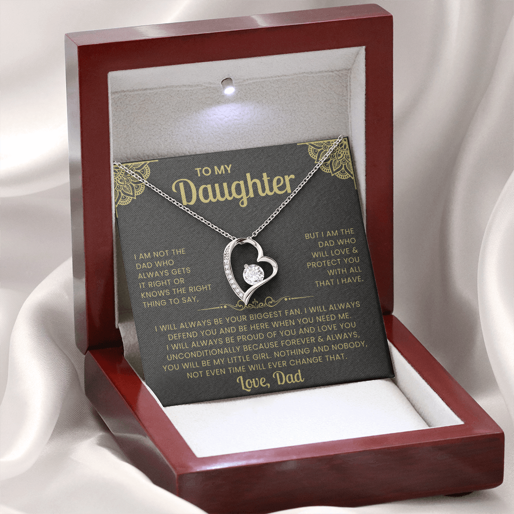 To My Daughter Necklace (But I Am The Dad That Will Love)