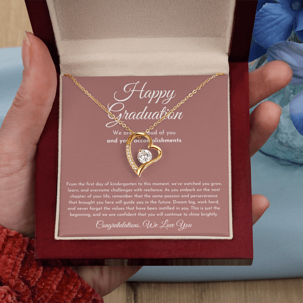 Happy Graduation Gift - Forever Love Necklace