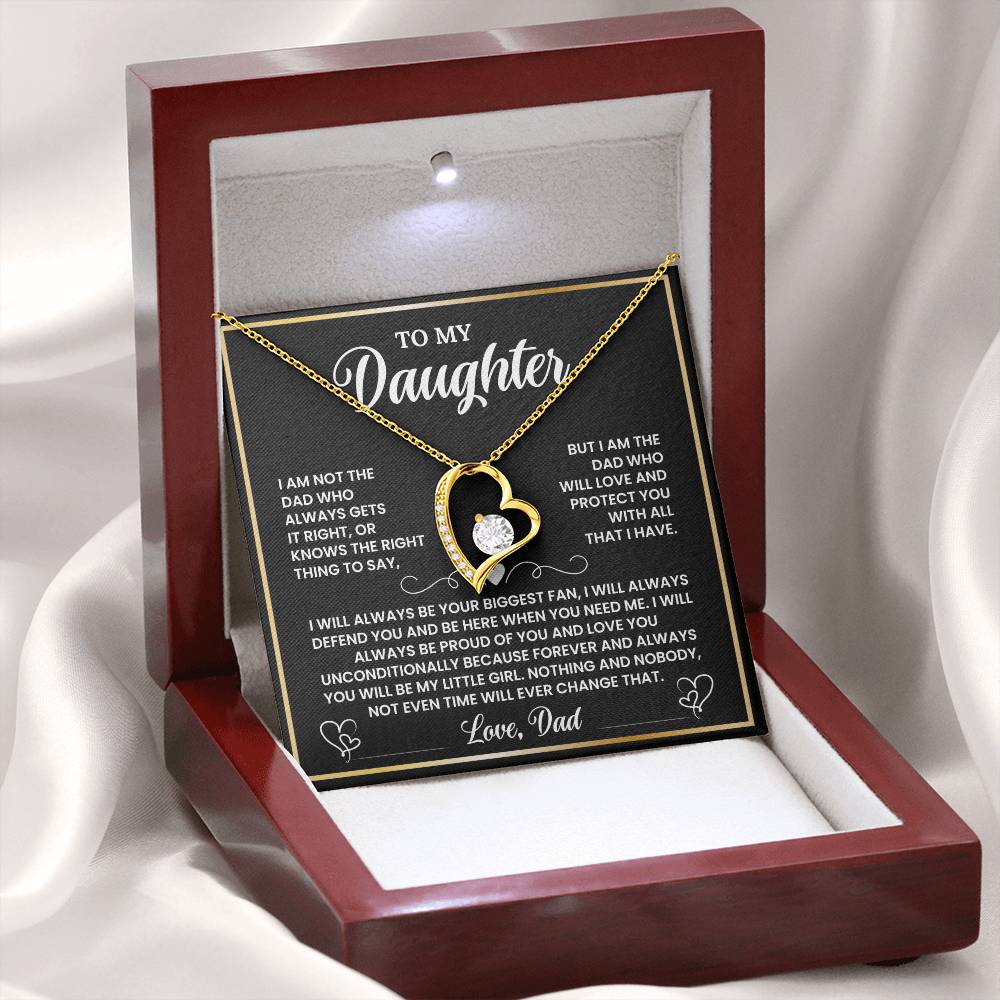 To My Daughter Necklace (I Will Always Be Your Biggest Fan)