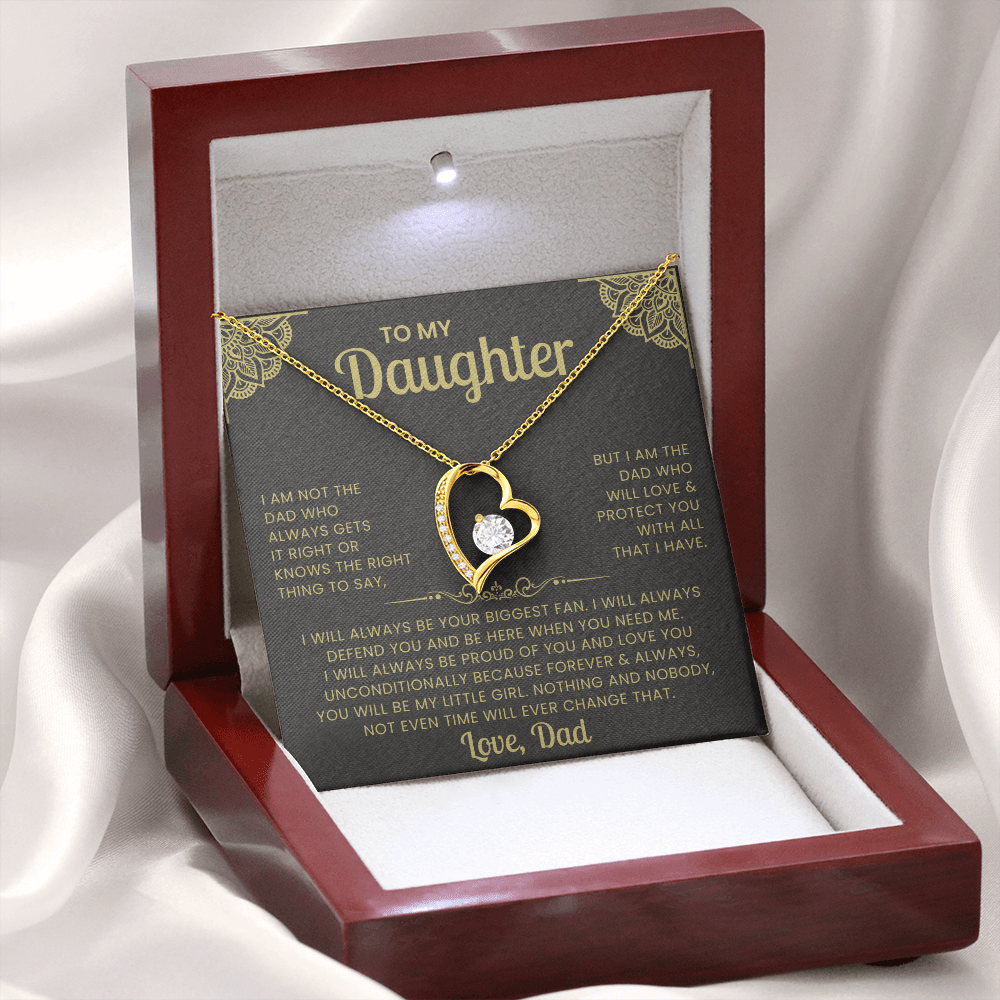 To My Daughter Necklace (But I Am The Dad That Will Love)