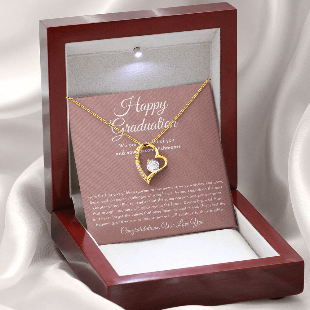 Happy Graduation Gift - Forever Love Necklace
