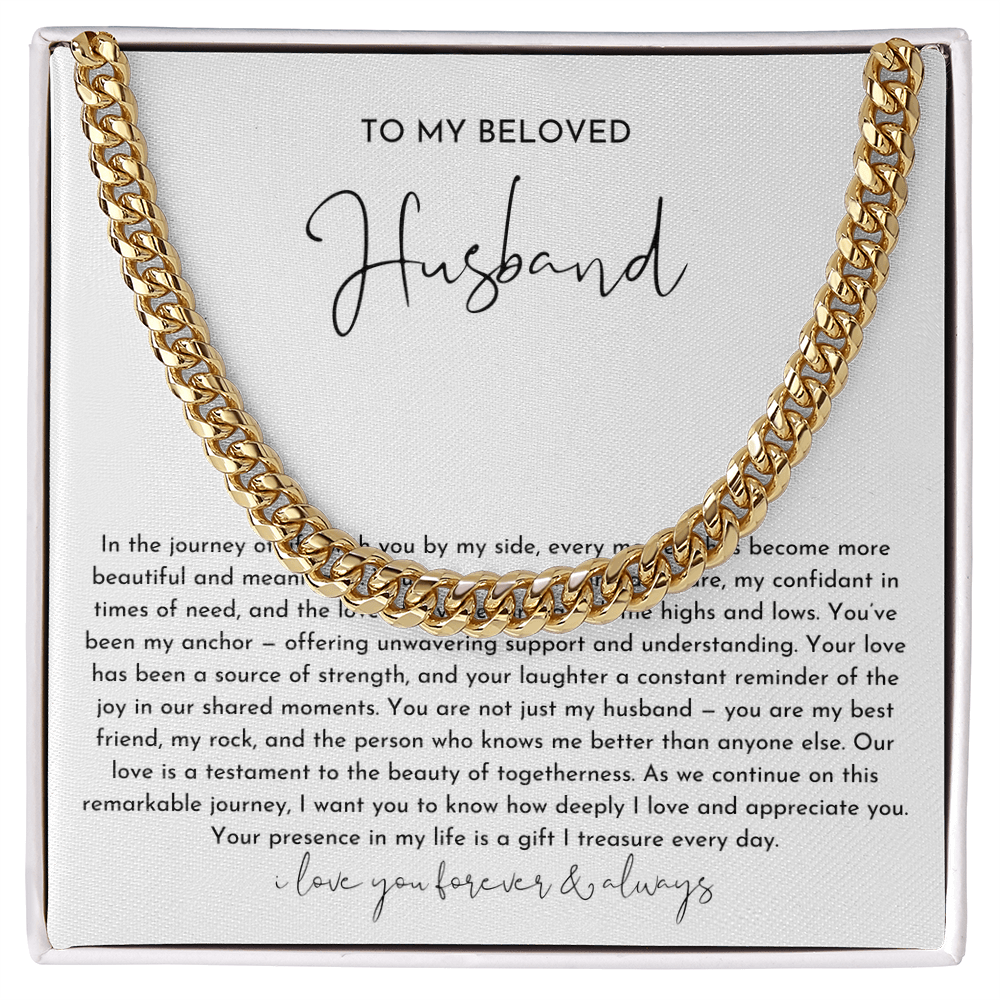 To My Beloved Husband Necklace