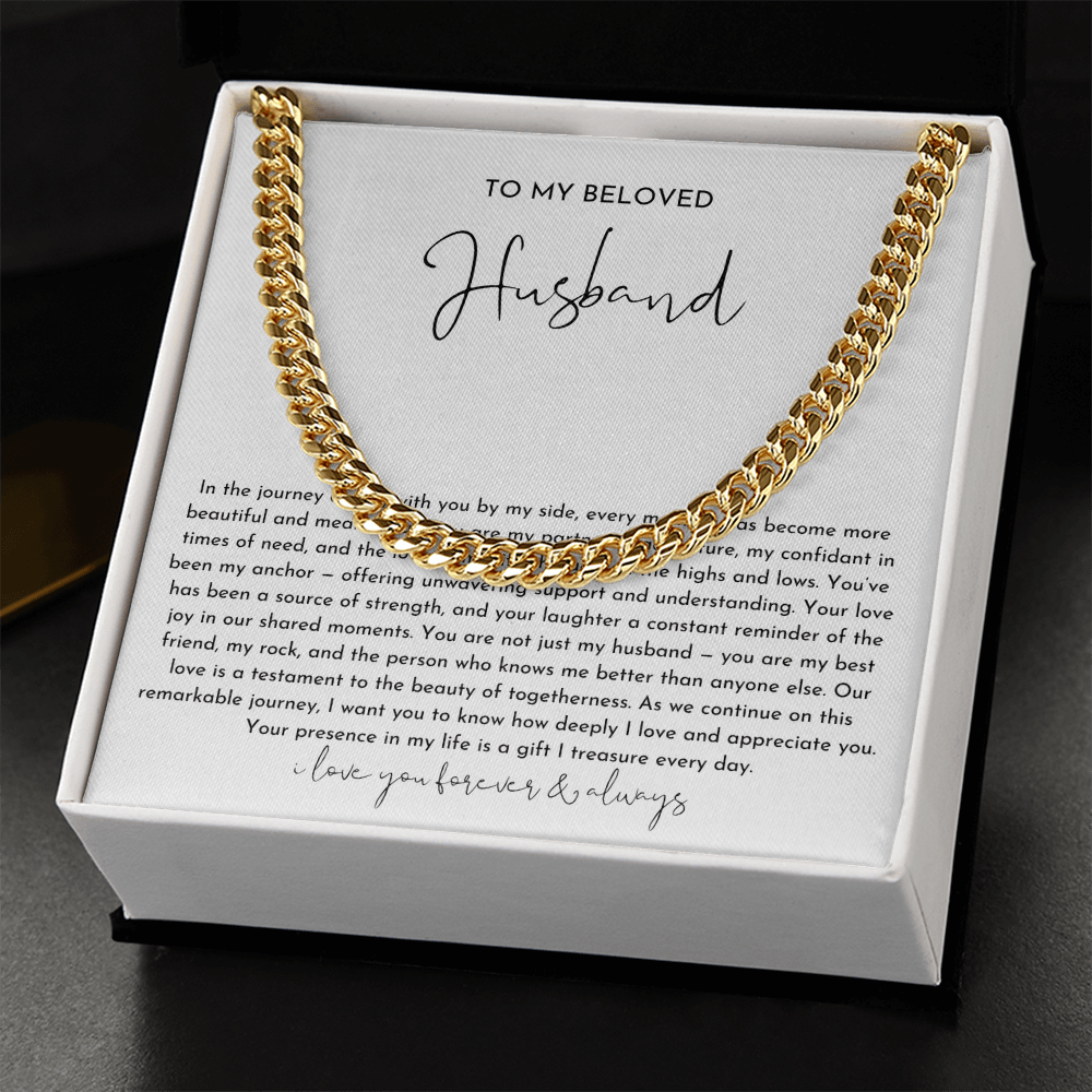 To My Beloved Husband Necklace