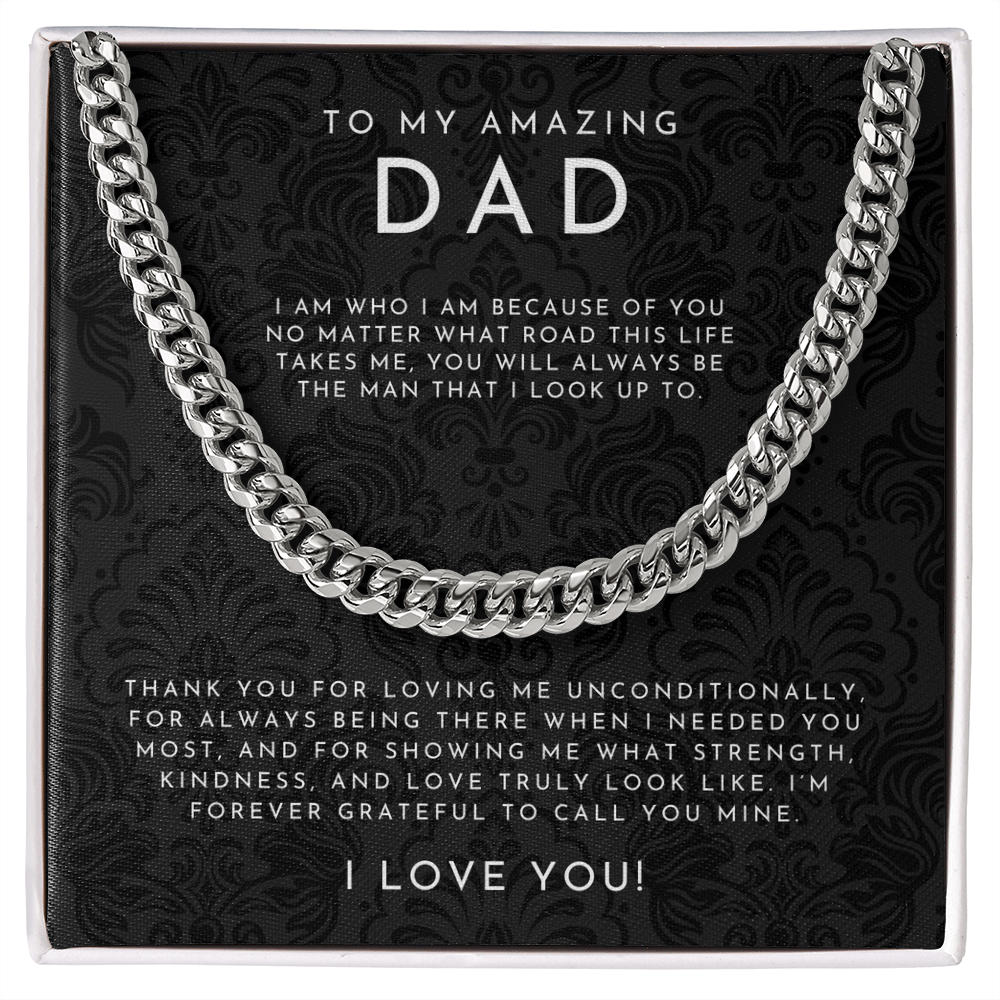 To My Dad (I Am Who I am) Necklace