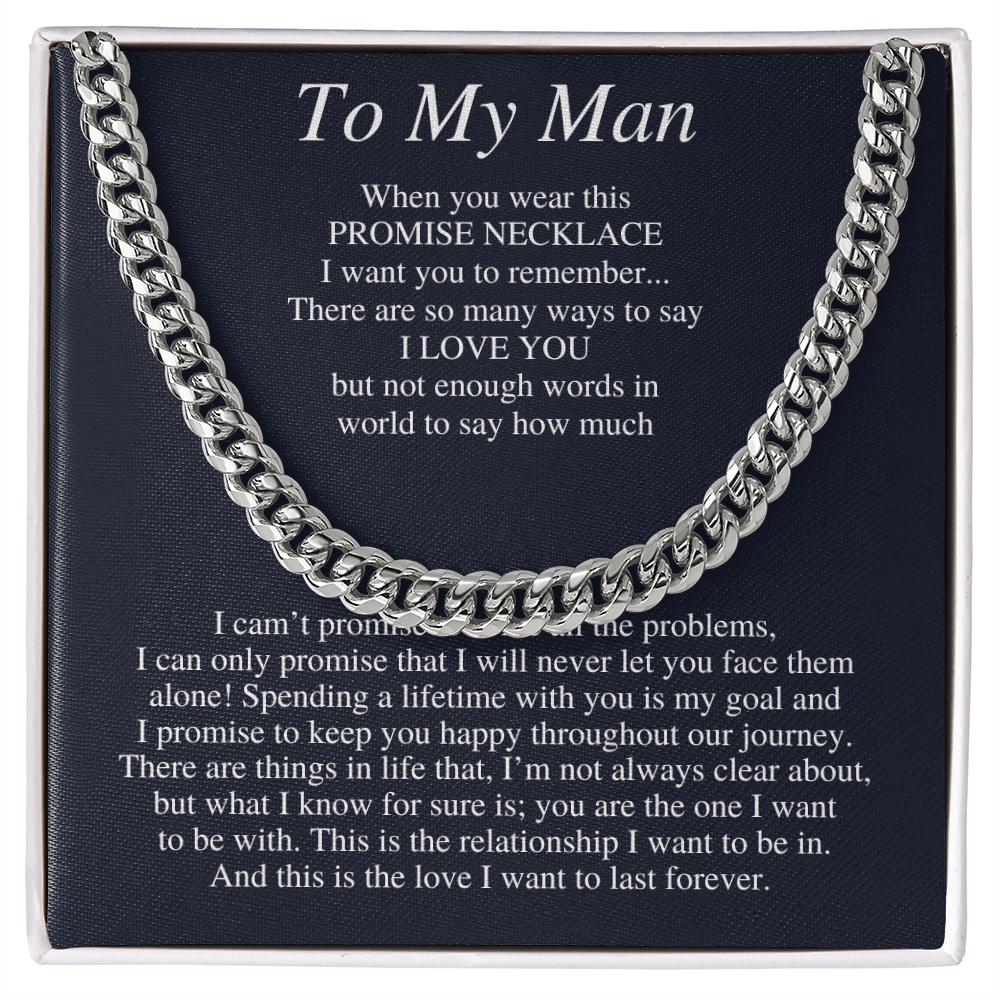 To My Man (Promise Necklace)