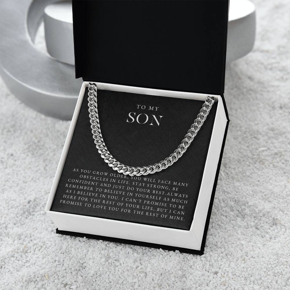 To My Son Necklace (As You Grow Older)