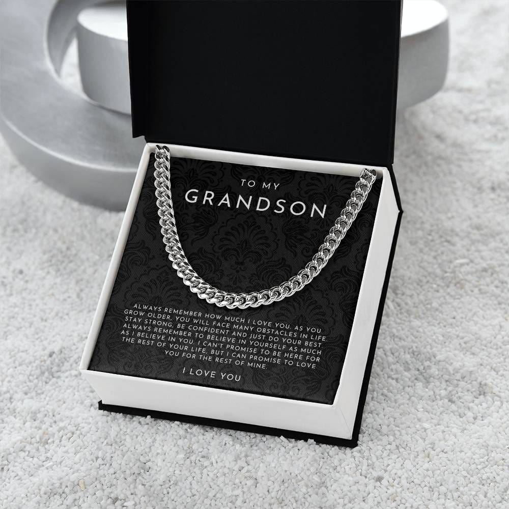 To My Grandson Necklace