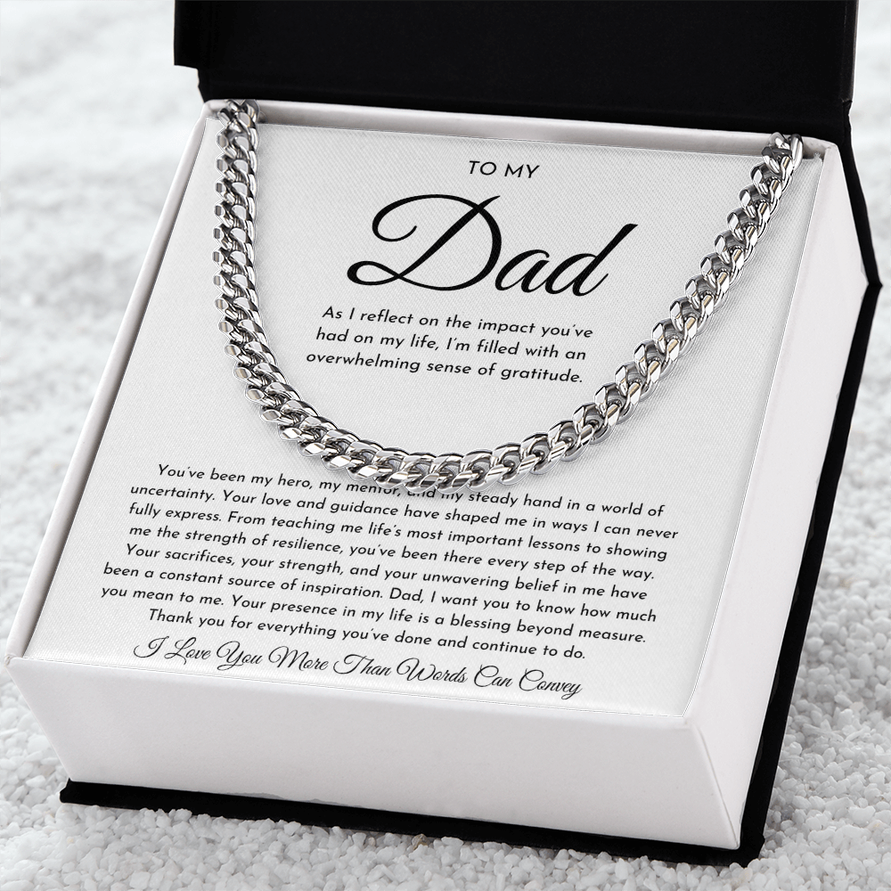 To My Dad Necklace (As I Reflect)