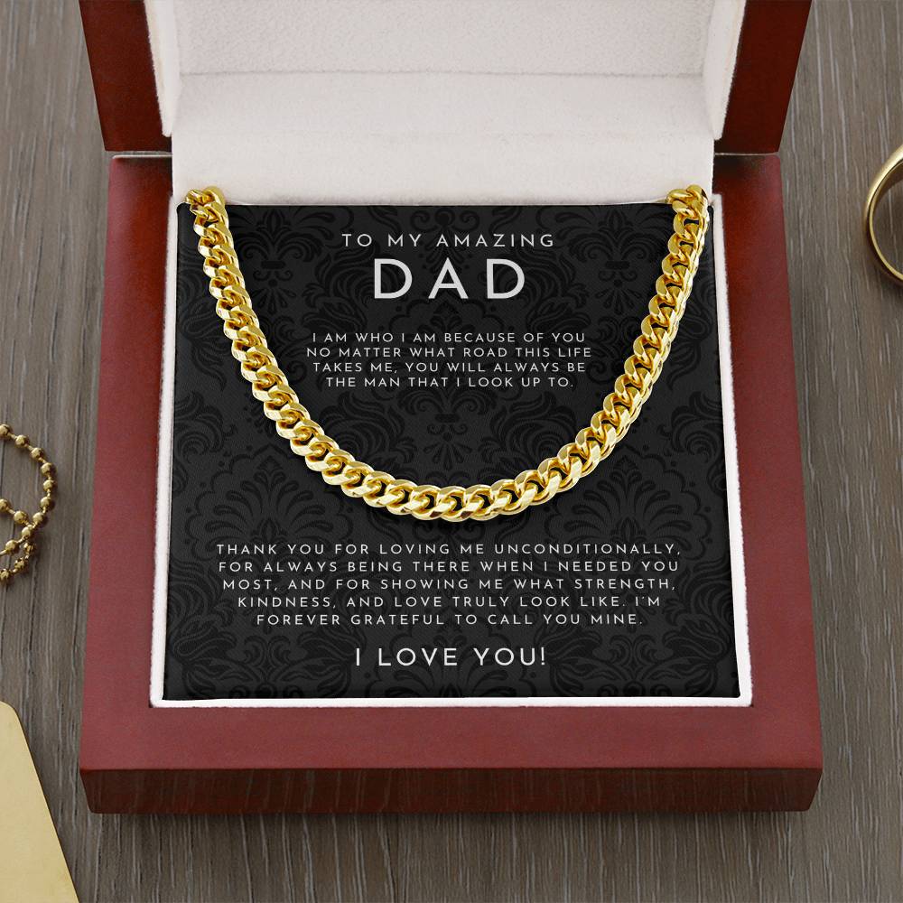 To My Dad (I Am Who I am) Necklace