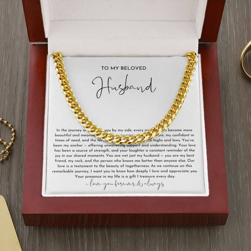 To My Beloved Husband Necklace