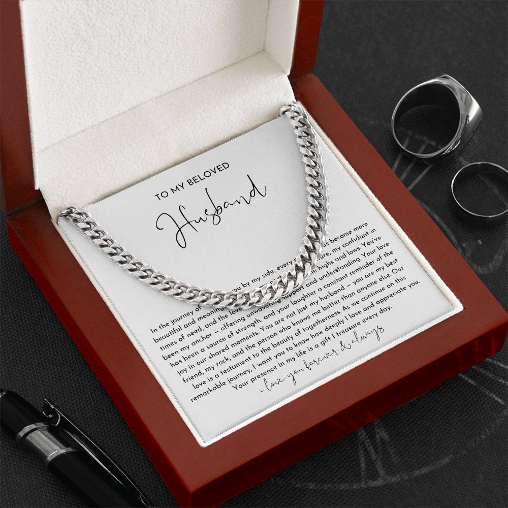 To My Beloved Husband Necklace
