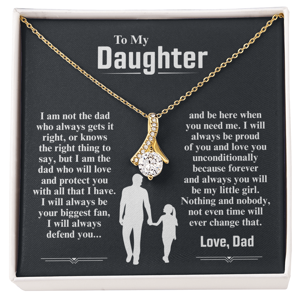 To My Daughter Necklace (I Am The Dad Who Will Love You)
