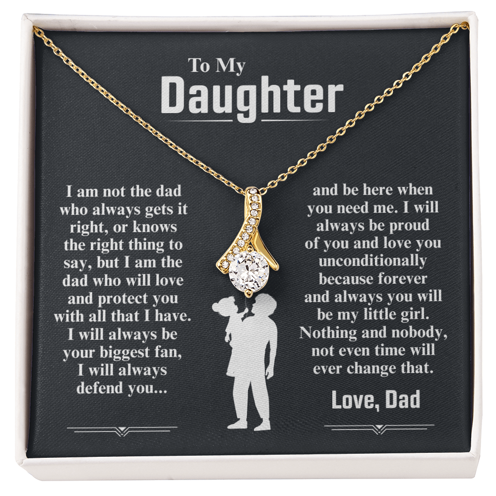 To My Daughter Necklace (I Am The Dad Who Will Love You)